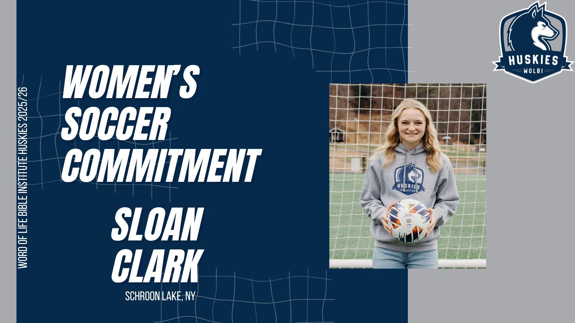 Sloan Clark Commits to Huskies Women's Soccer